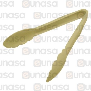 Polycarbonate White Buffet Tongs 230mm