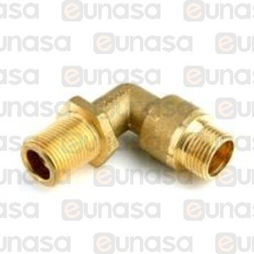 Brass Water Elbow Fitting Nsf 3/8" M-M