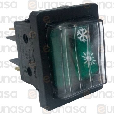 Gren Switch With Pilot Lamp 30x22mm 230V