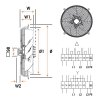 Outer Rotor Fan HRT/4-560/35 Bpn 1500W