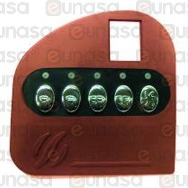 5 Buttons Nogal Electronic Button Panel