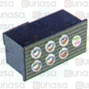 Digital 7 Button Electronic Button Panel 230V