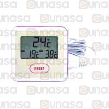 Digital Thermometer -50/+70ºC 66x68mm Battery