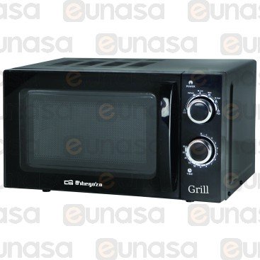 Black Microwave 20L 700W With Grill Mig 2031