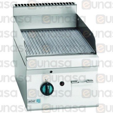 1 Zone Countertop Gas Ribbed FRY-TOP 4.7kW