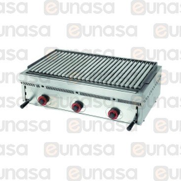 Counter Top Gas St Steel Lava Rock Grill