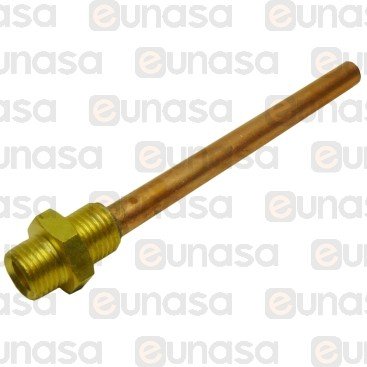Injector Copper Pipe L=110mm 1/4x1/4" Male