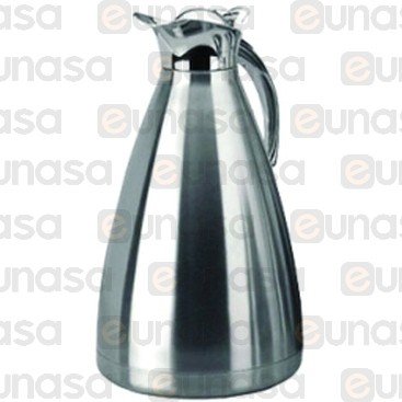 Insulated St Steel Milk Pitcher With Lid 2L