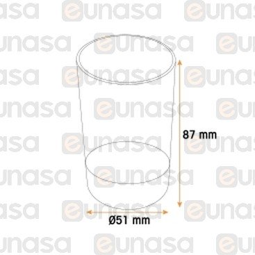 Barista Measuring Glass 100ml (3 ¼ oz)