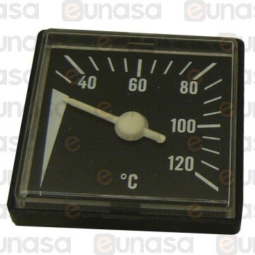 Termometro 0-120ºC 48x48mm RT-100