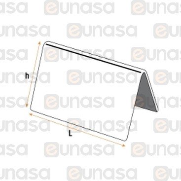 Reserved Table Sign 50x100mm Spanish