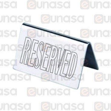 Reserved Table Sign 50x100mm English