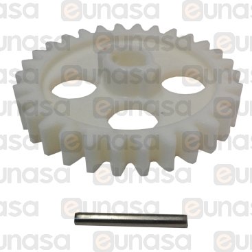 Big Holey Pinion + Spindle For Salad Spinner