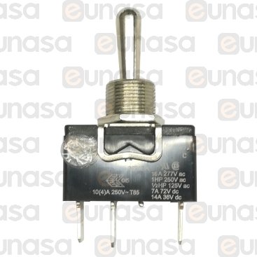 ON/OFF/PULSE Switch 230V 10A 12x30mm
