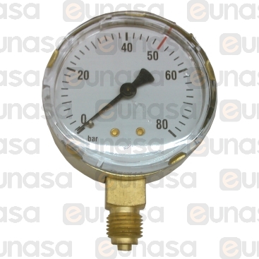 Work Pressure Manometer LB-50-N2 (0/80bar)