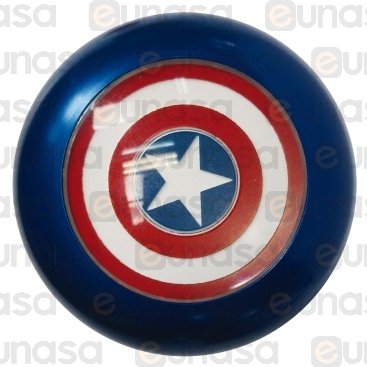 Tamper Ø53mm Capitán América Azul