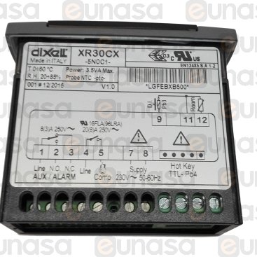 2 Relays Digital Thermostat 230V XR30CX-5N0C1