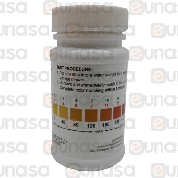 Tiras Test Dureza Agua 40-1000mg/L (50 uds)