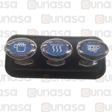 Right Electronic Button Panel Membrane Emblem