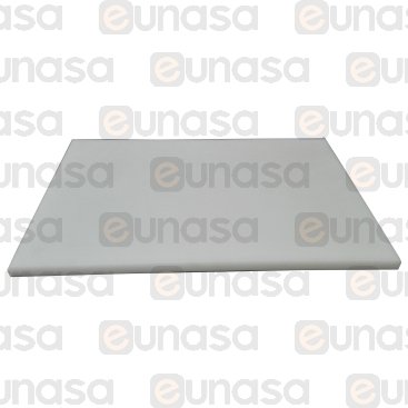 Tabla Corte Polietilieno Blanco 600X400X20mm