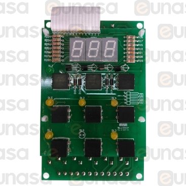 9 PUSH-BUTTON Display Printed Circuit Board