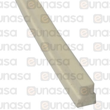 Burlete Silicona Blanco T 4.5x6.5 (1 METRO)