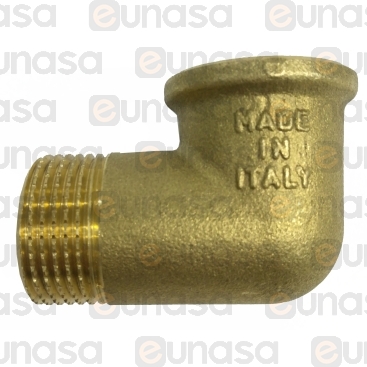 Brass Fitting MALE-FEMALE Elbow 3/4"