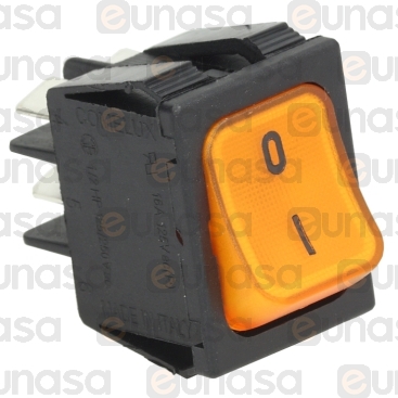 Bipolar Switch 10A 400V Orange 0-1