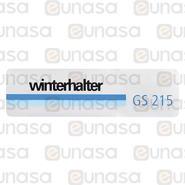 Placa Logo Winterhalter GS215 127x35x0.18mm