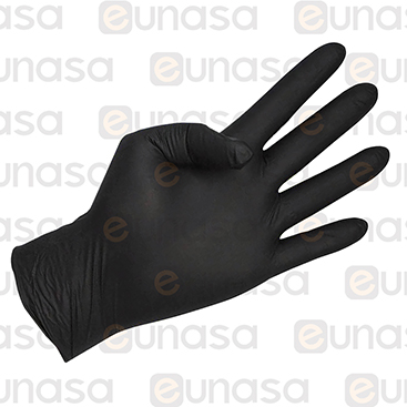 Extreme Black Nitrile Glove Size L (100units)
