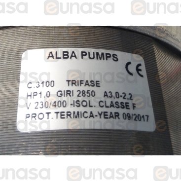 Wash Pump 230V/400V 1HP 50Hz LS7/8