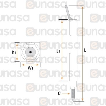 Bujia Encendido 7x6x60mm Faston H