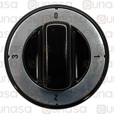 Manopola Rubinetto Gas Ø72mm Asse Ø6x4,6mm