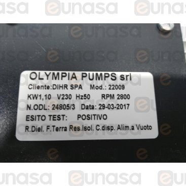 Pompe De Lavage 230V 1.5HP GS100/GASTRO-11S
