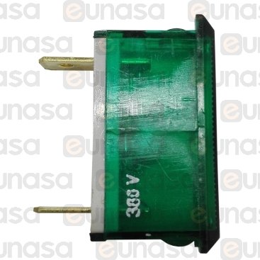 Green Pilot Lamp 380V 33x11mm