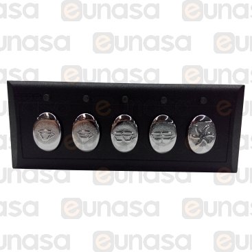 5 Buttons Electronic Button Panel 230V