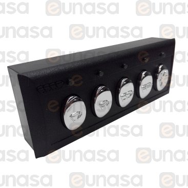 5 Buttons Electronic Button Panel 230V