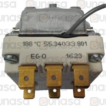 THREE-PHASE Thermostat 3NO 16A 60/185°C