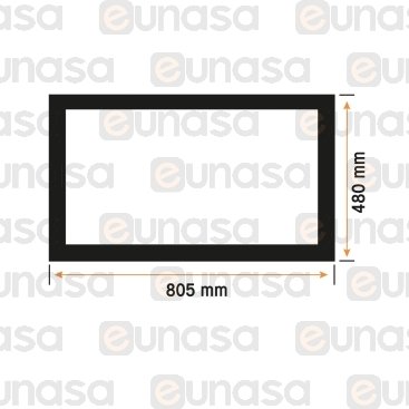 Burlet Forno Porta 805x480mm GUT_10P