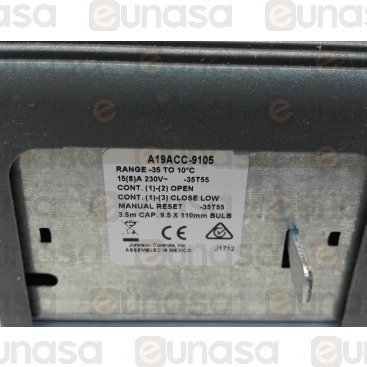 Thermostat A19ACC-9105 (-35/10ºC)