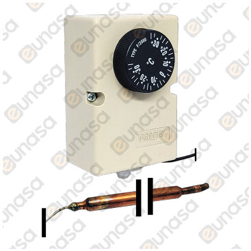 Thermostat -35/+35ºC 400V Capillary 1500mm