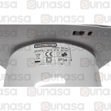 Extractor Helicoidal 230V 50/60Hz 24W 292m³/h