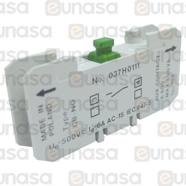 Auxiliary Contact For Contactor 1NO 6A 500V