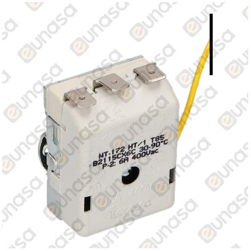 Boiler Thermostat 400V 16A 30/90ºC