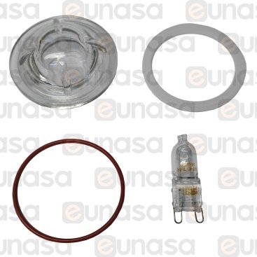 Halogen Lamp Kit With Glass