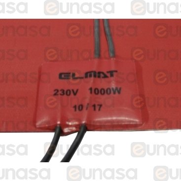 Silicone Heating Element 230V 1000W 400x275mm