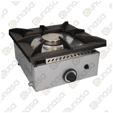 Cocina Gas 1 Fuego Sobremesa 6kW 410x457x210