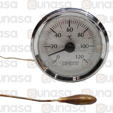 Thermometer Plate Warmer 0/120ºC Ø52mm