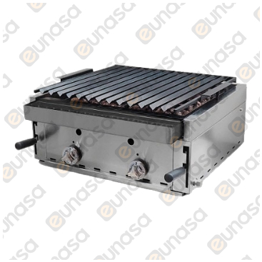 Counter Top Gas Lava Rock Grill 4 Burners