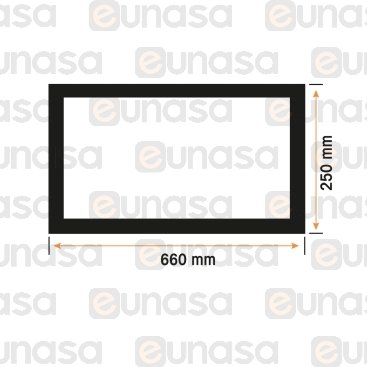 Burlet Forno Porta 660x250mm